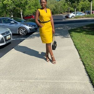 Mustard Boden dress